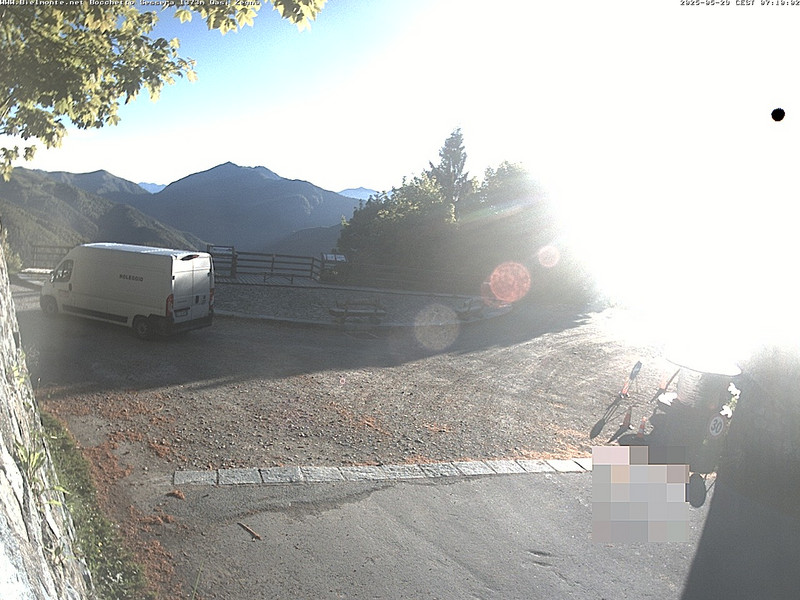 time-lapse frame, Bielmonte Bocchetto Sessera webcam