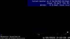 view from Stuarts Draft, VA on 2025-06-30