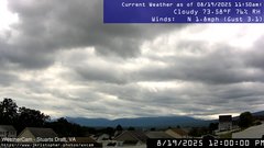 view from Stuarts Draft, VA on 2025-08-19