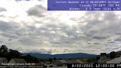 view from Stuarts Draft, VA on 2025-08-22