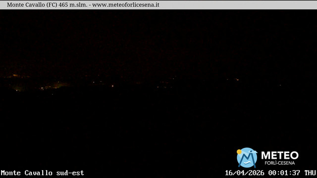 time-lapse frame, Monte Cavallo Sud-Est webcam