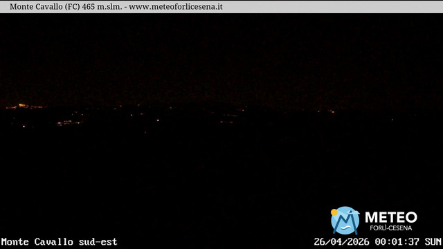 time-lapse frame, Monte Cavallo Sud-Est webcam
