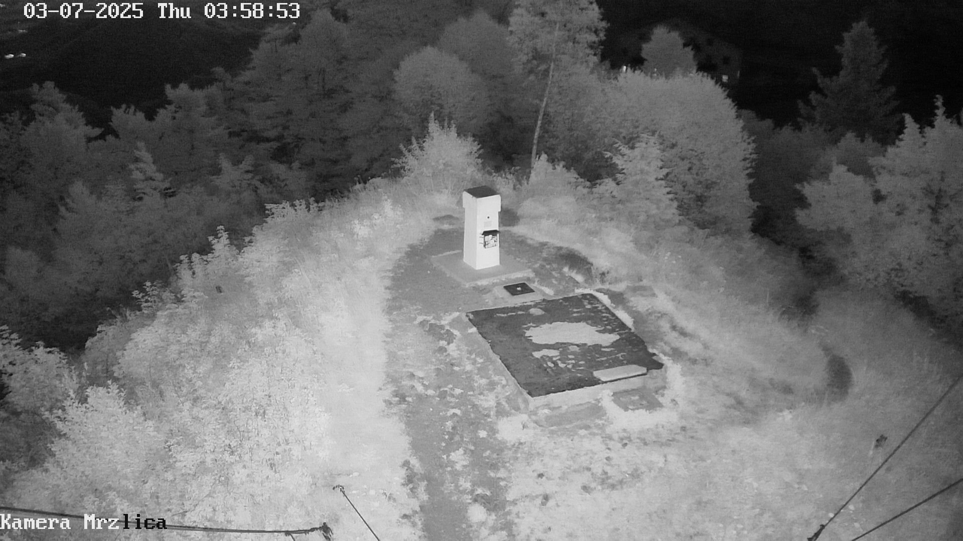 time-lapse frame, Mrzlica - stolp webcam