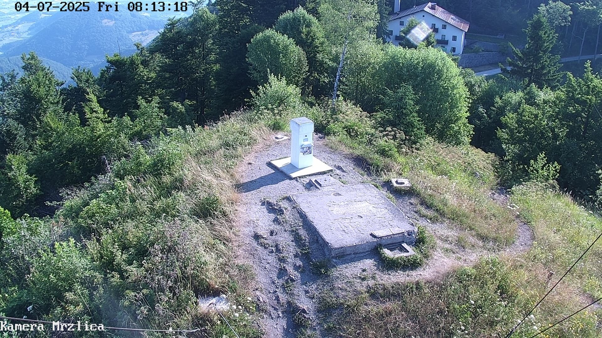 time-lapse frame, Mrzlica - stolp webcam