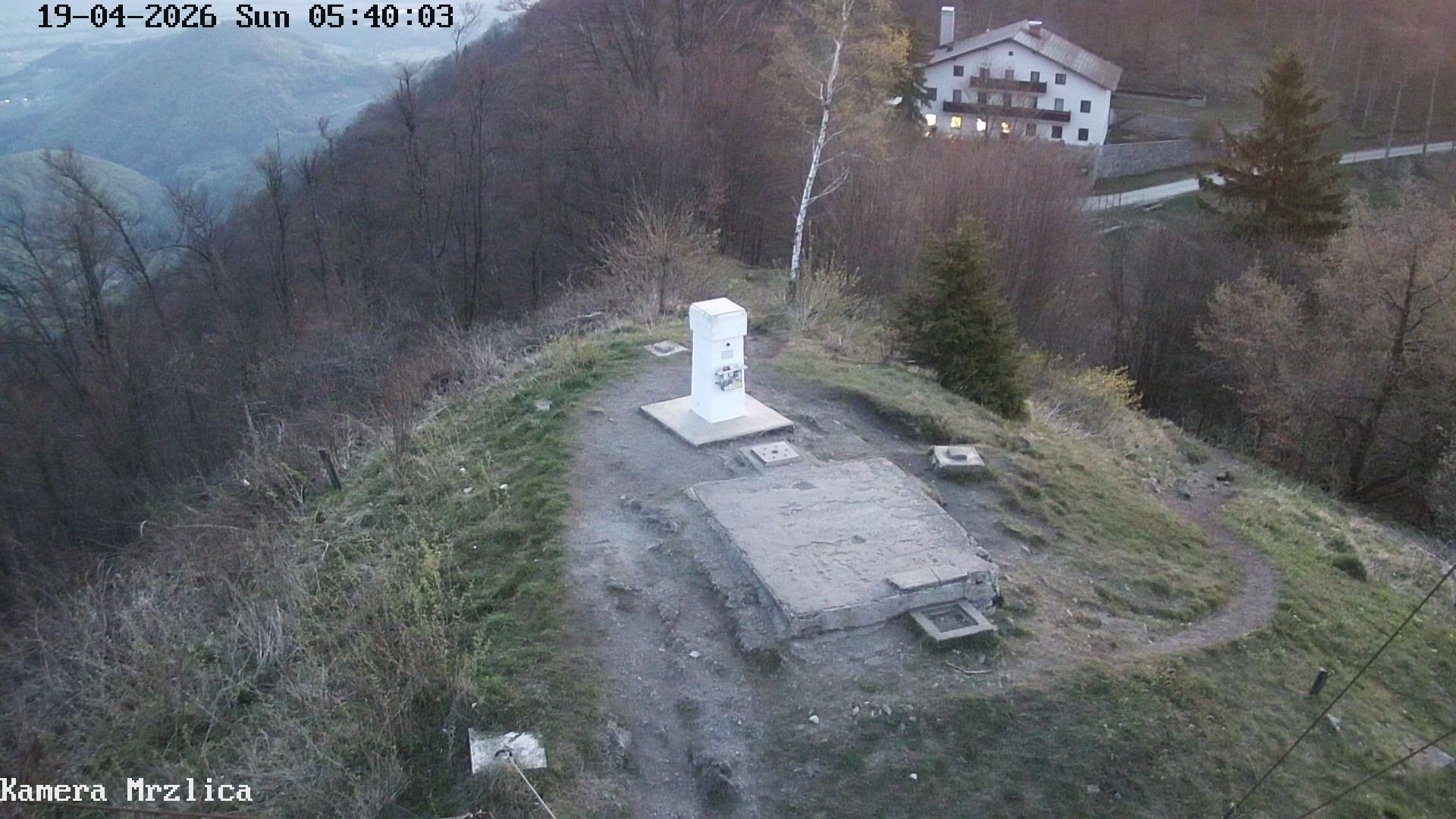 time-lapse frame, Mrzlica - stolp webcam