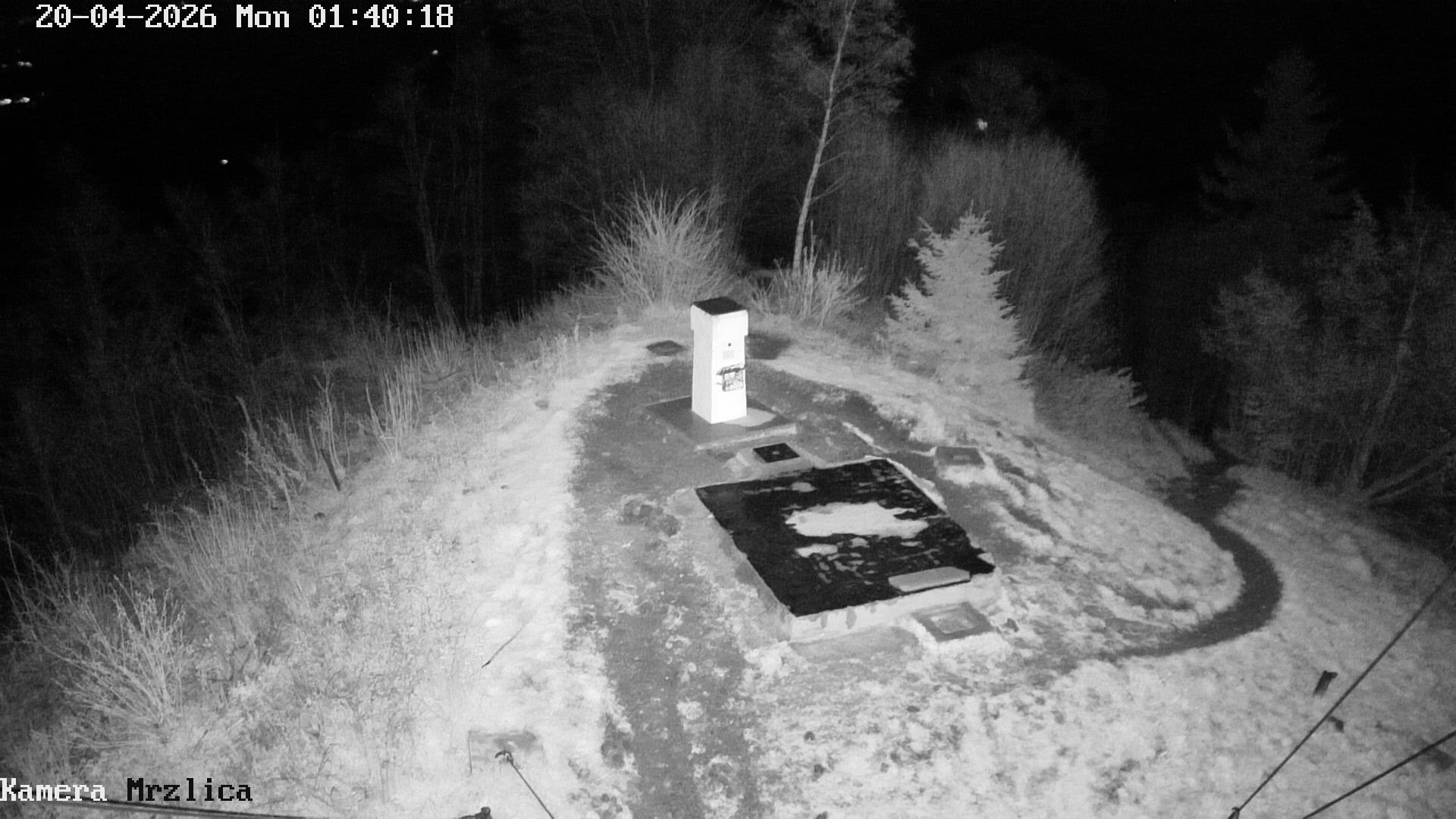 time-lapse frame, Mrzlica - stolp webcam