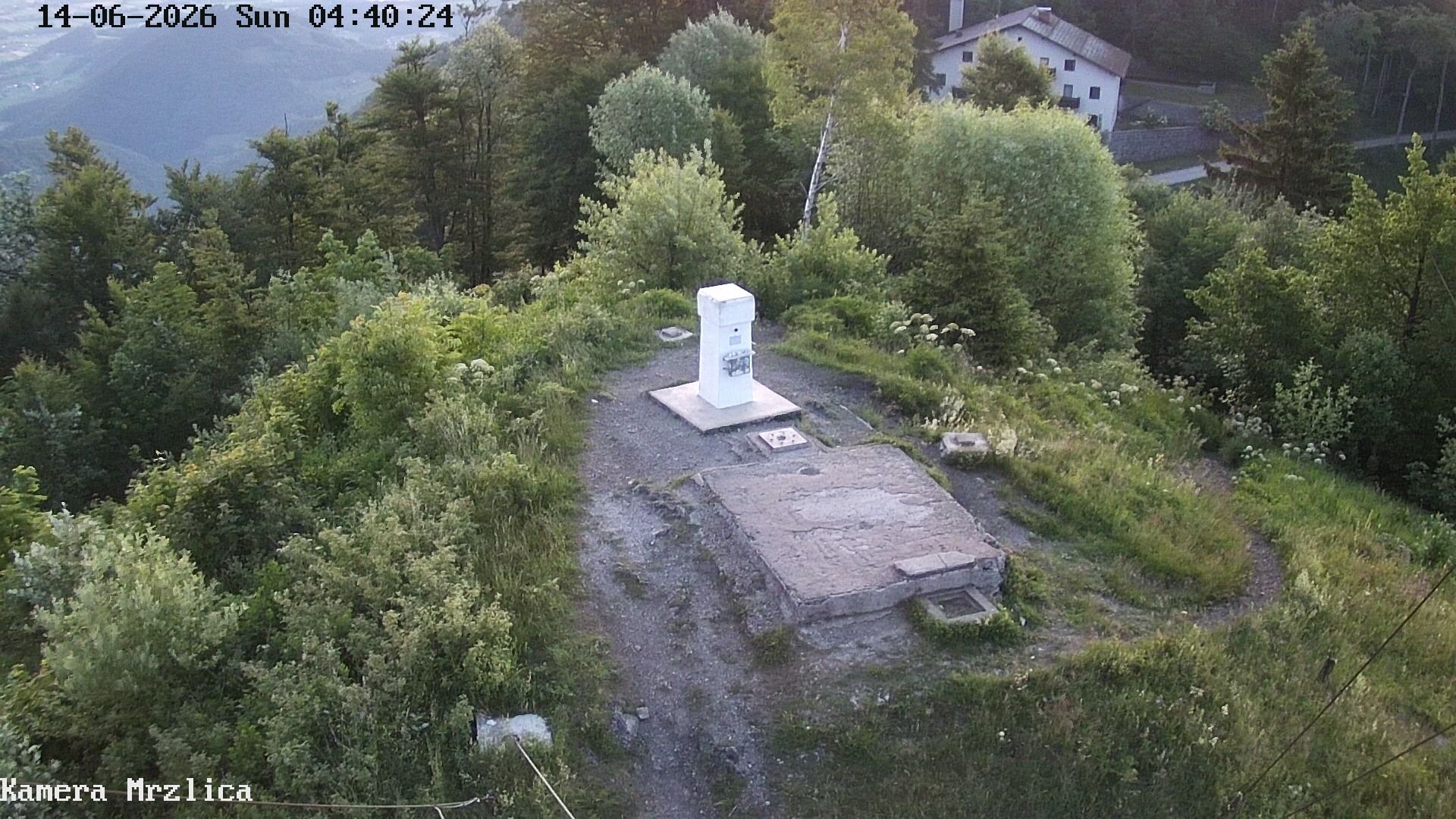 time-lapse frame, Mrzlica - stolp webcam