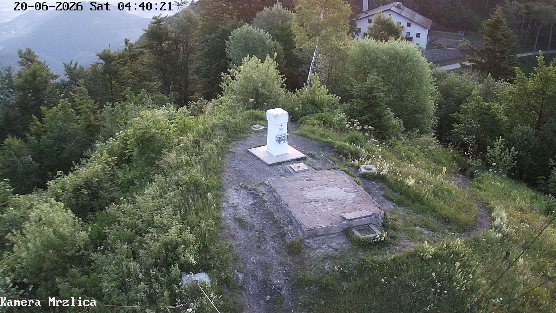time-lapse frame, Mrzlica - stolp webcam