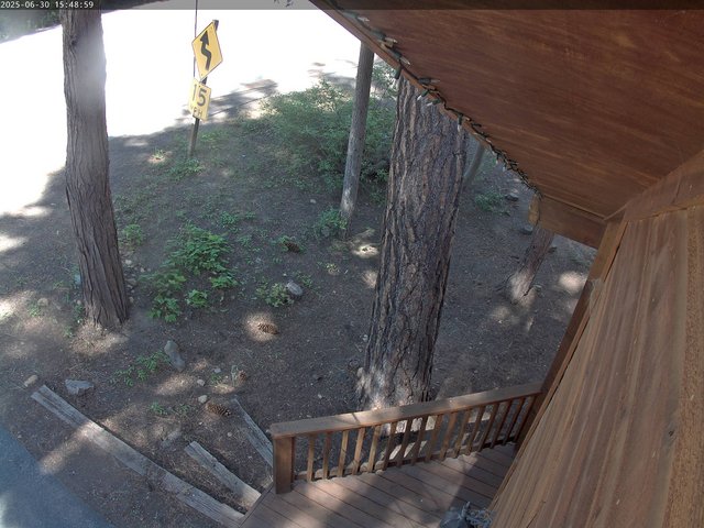 time-lapse frame, Tahoe Woods webcam