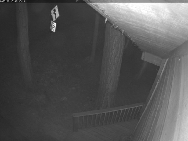 time-lapse frame, Tahoe Woods webcam