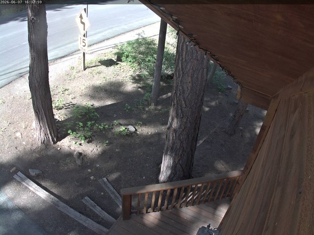 time-lapse frame, Tahoe Woods webcam