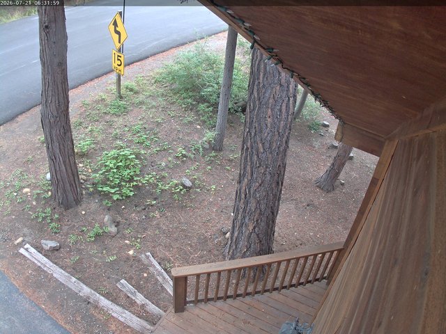 time-lapse frame, Tahoe Woods webcam