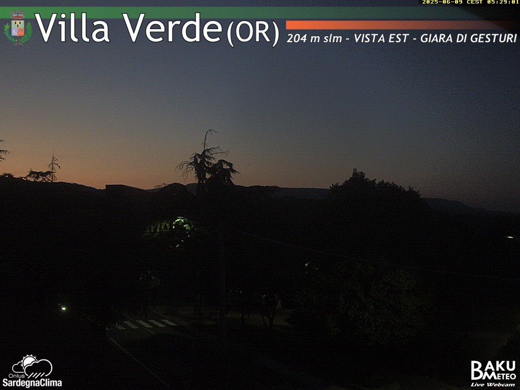 time-lapse frame, Baini Est webcam