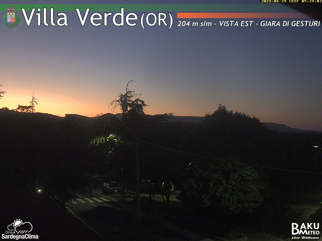 time-lapse frame, Baini Est webcam