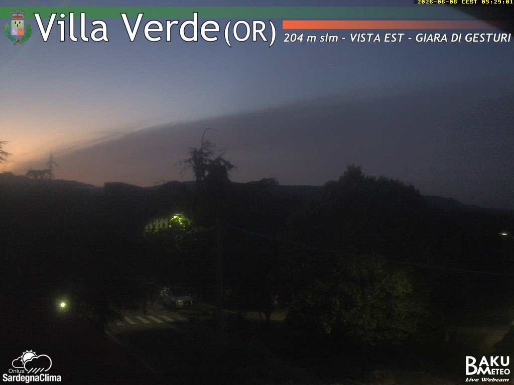 time-lapse frame, Baini Est webcam