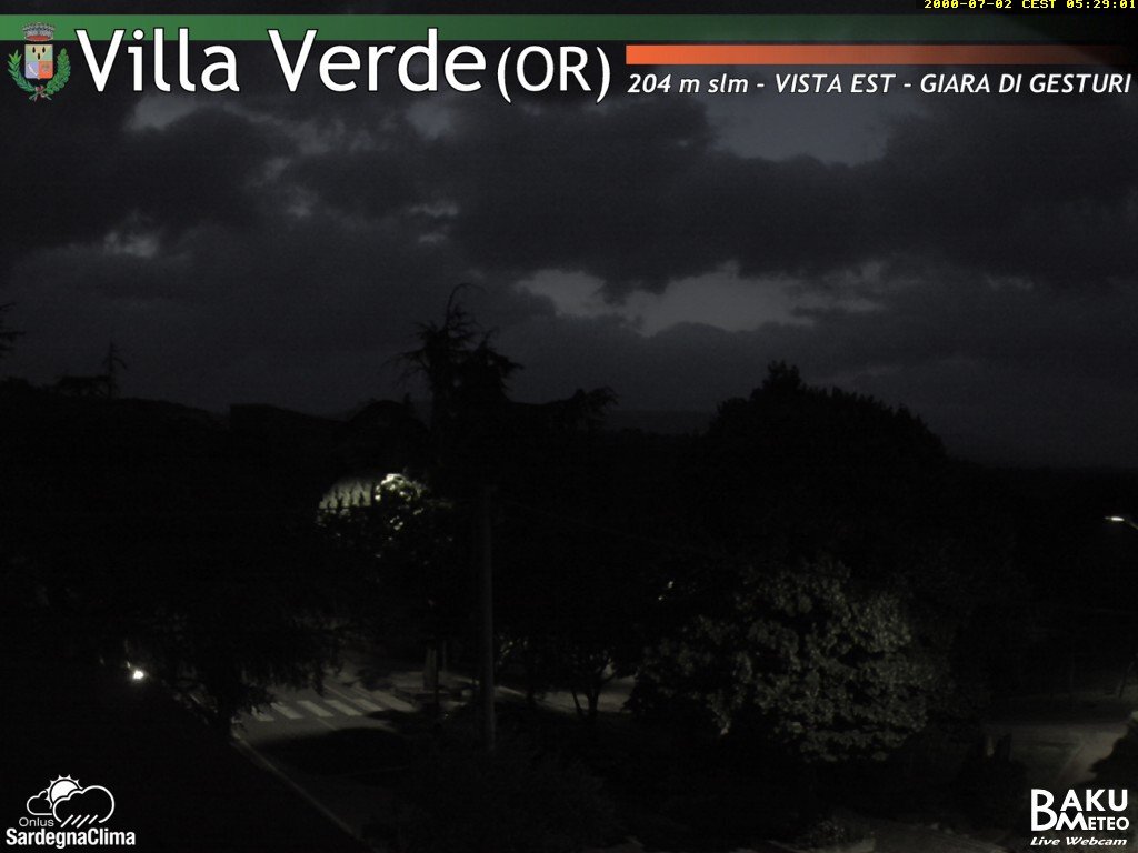 time-lapse frame, Baini Est webcam