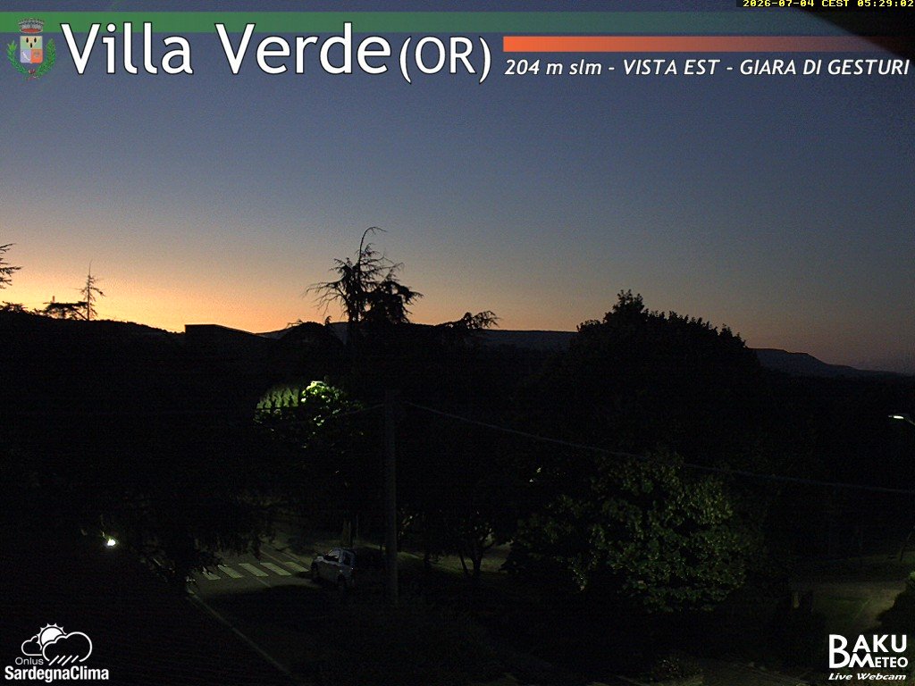 time-lapse frame, Baini Est webcam