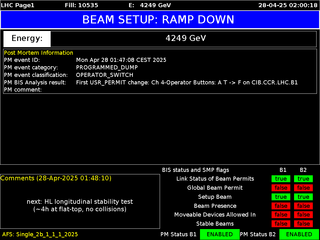 time-lapse frame, LHC Page 1 webcam