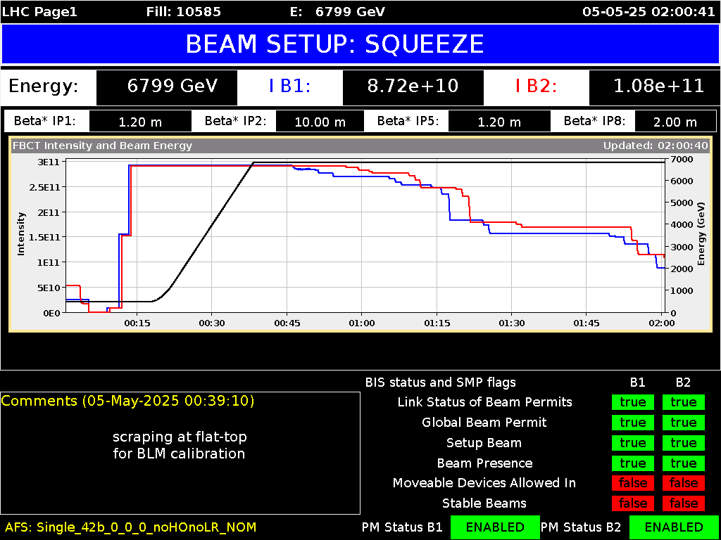 time-lapse frame, LHC Page 1 webcam