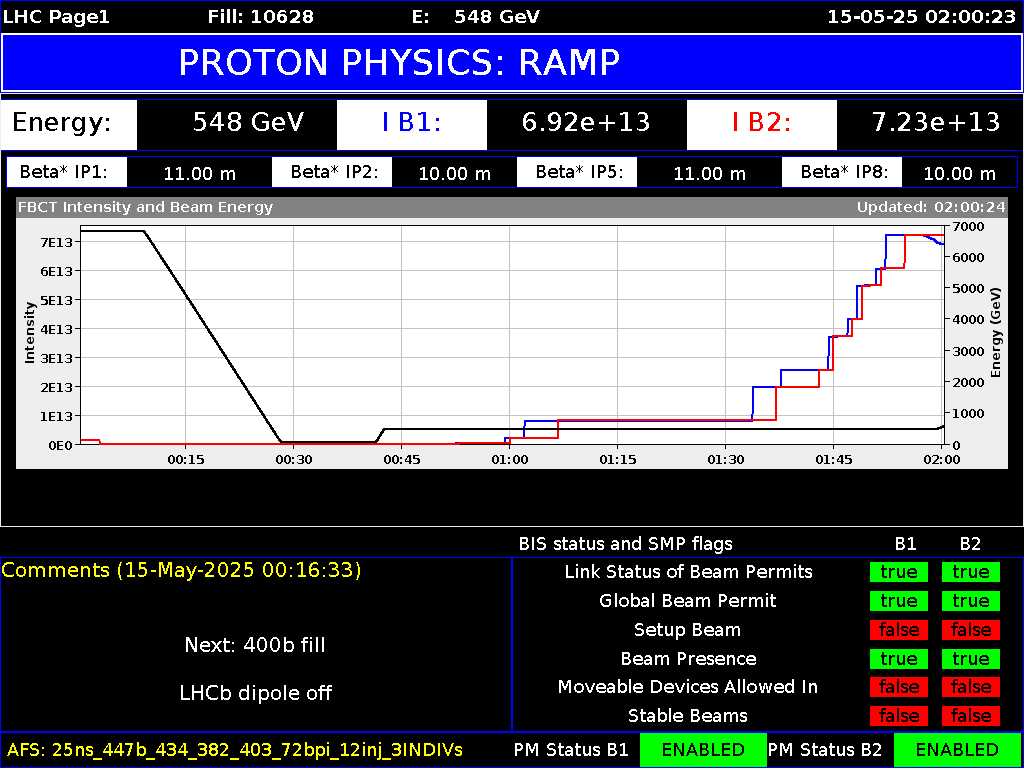 time-lapse frame, LHC Page 1 webcam