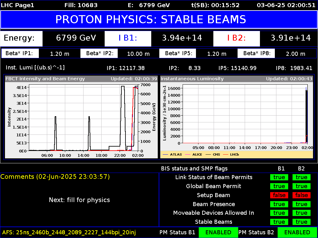 time-lapse frame, LHC Page 1 webcam