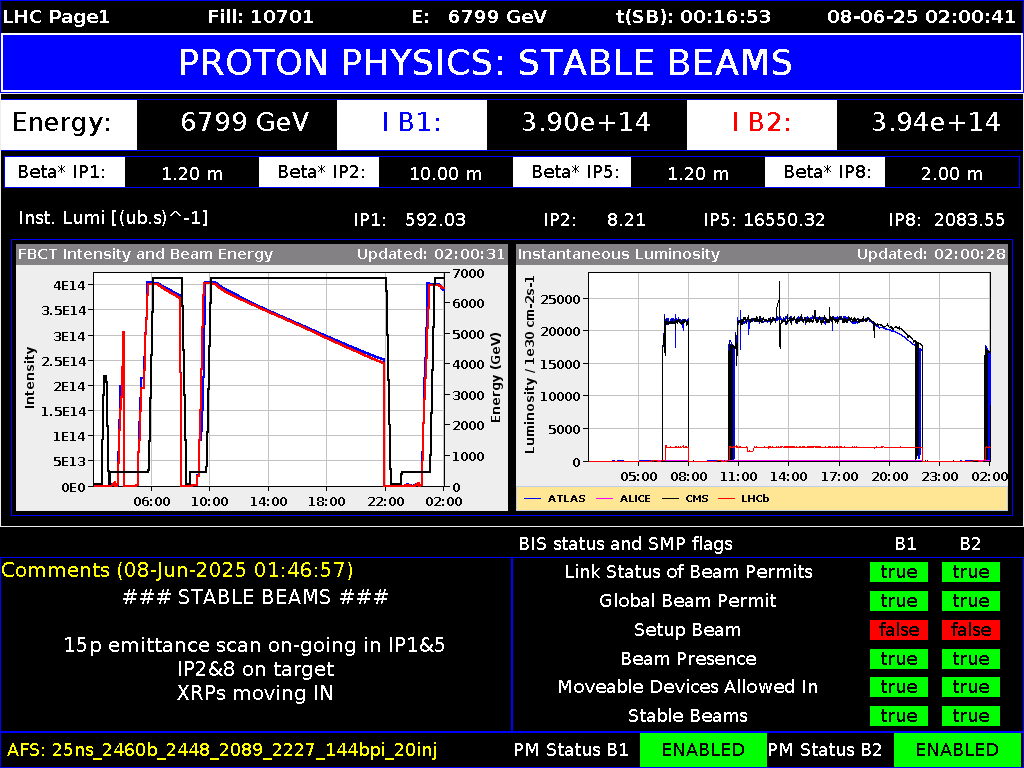 time-lapse frame, LHC Page 1 webcam