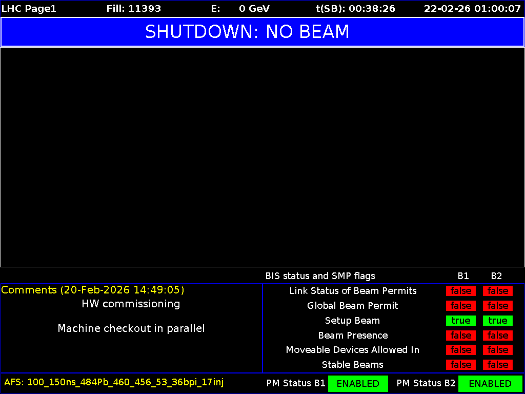 time-lapse frame, LHC Page 1 webcam