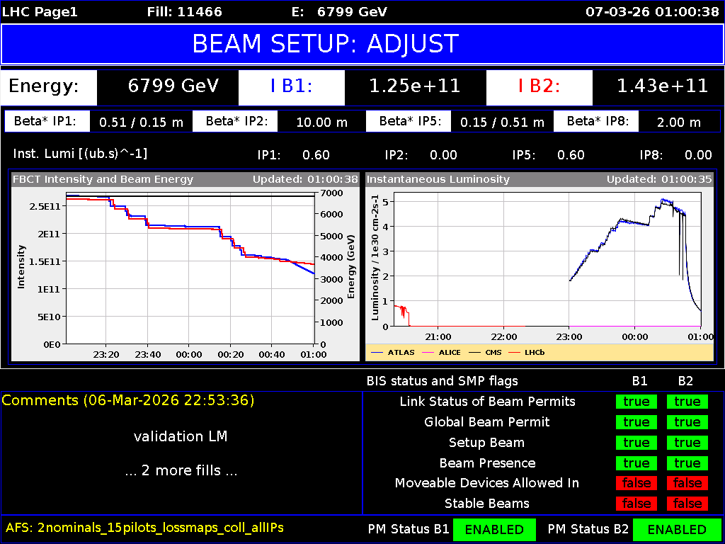 time-lapse frame, LHC Page 1 webcam