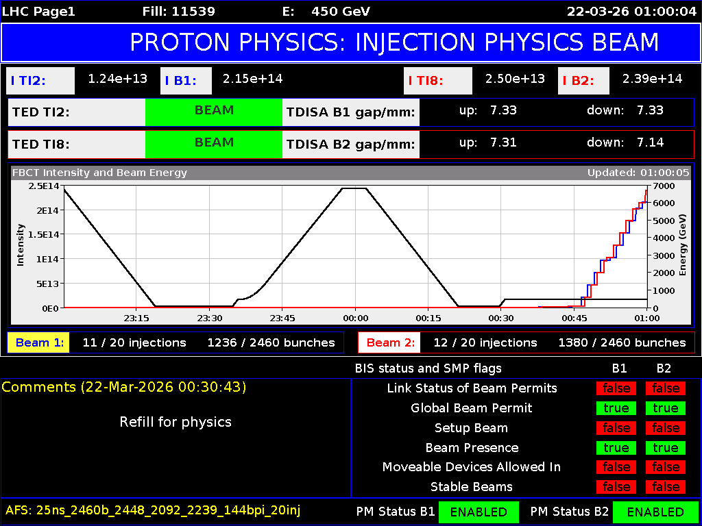 time-lapse frame, LHC Page 1 webcam