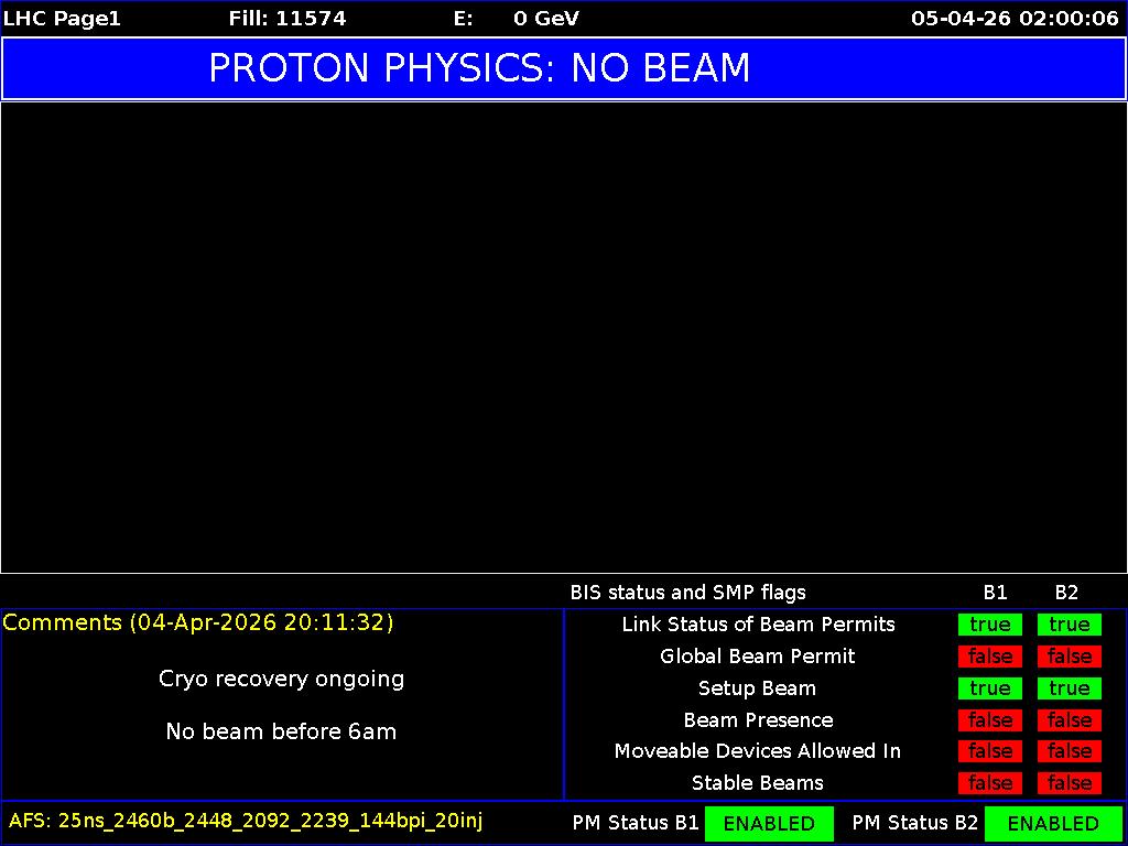 time-lapse frame, LHC Page 1 webcam