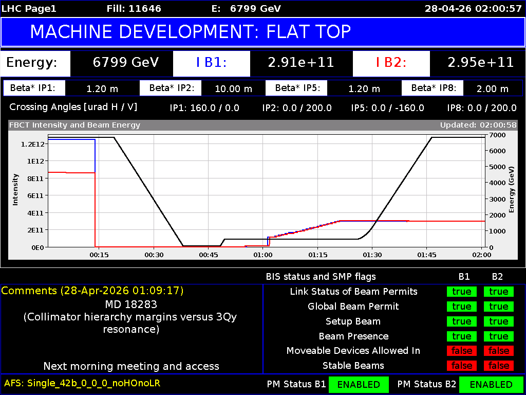 time-lapse frame, LHC Page 1 webcam