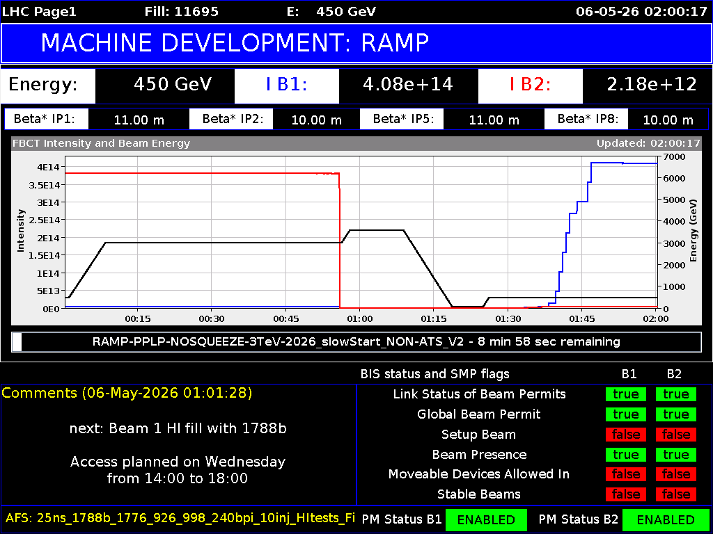time-lapse frame, LHC Page 1 webcam