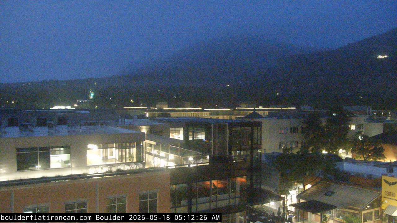 time-lapse frame, Boulder daily time-lapse webcam