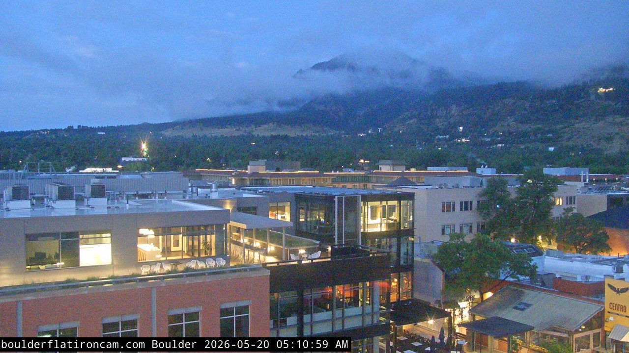 time-lapse frame, Boulder daily time-lapse webcam