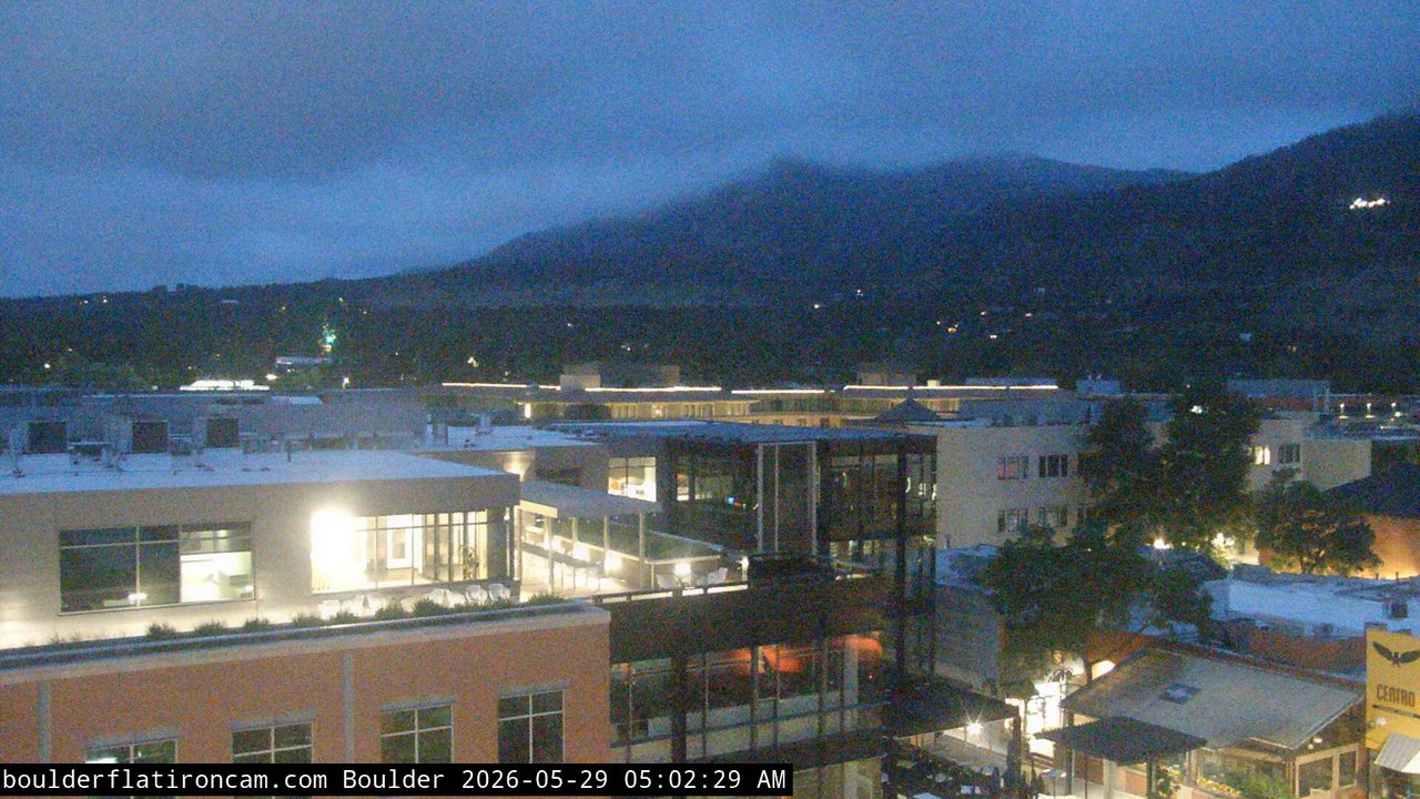 time-lapse frame, Boulder daily time-lapse webcam
