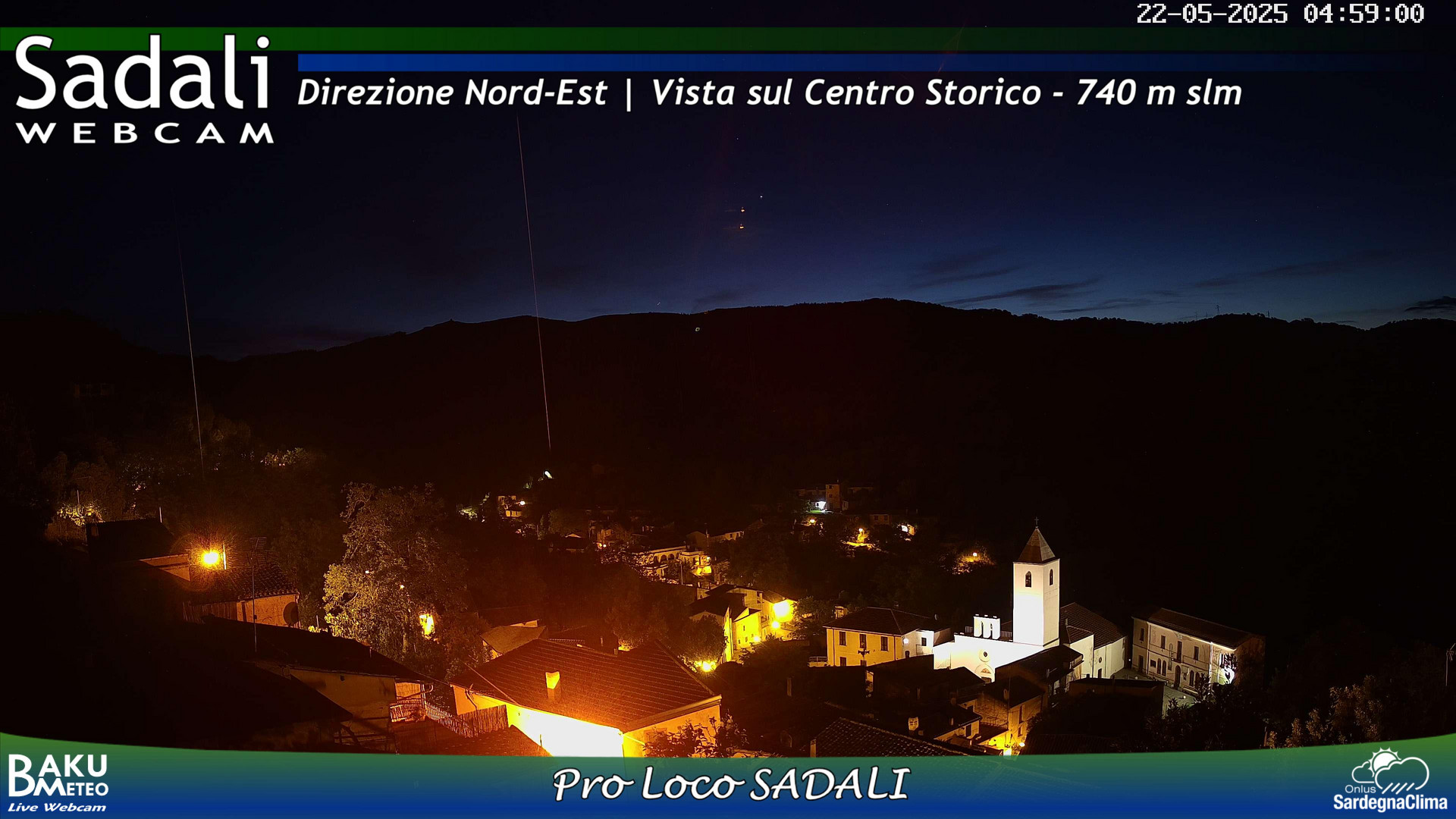 time-lapse frame, Sadali webcam