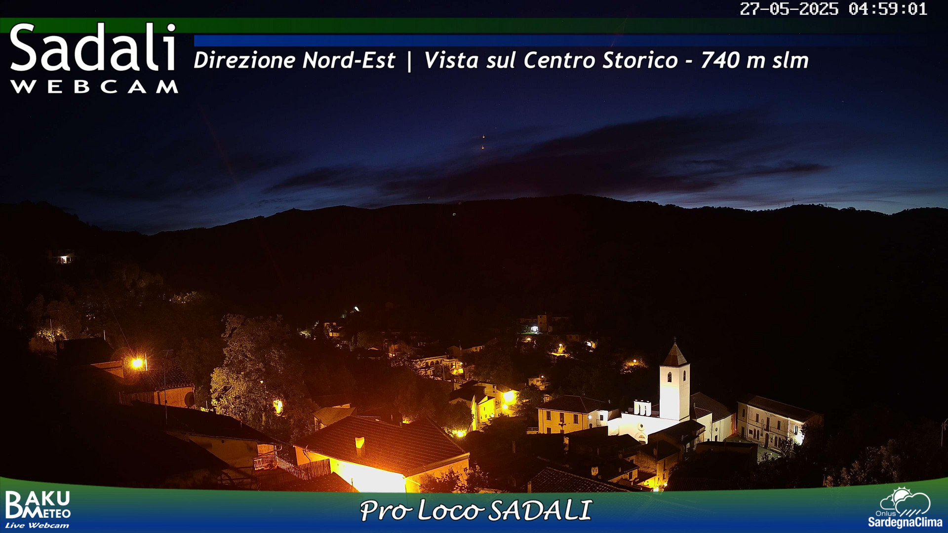 time-lapse frame, Sadali webcam