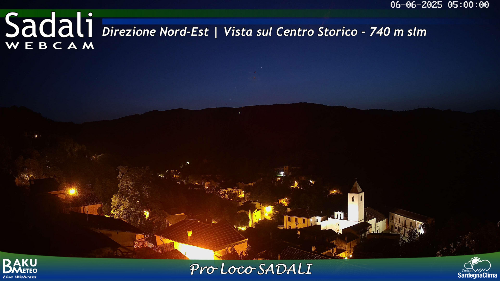time-lapse frame, Sadali webcam