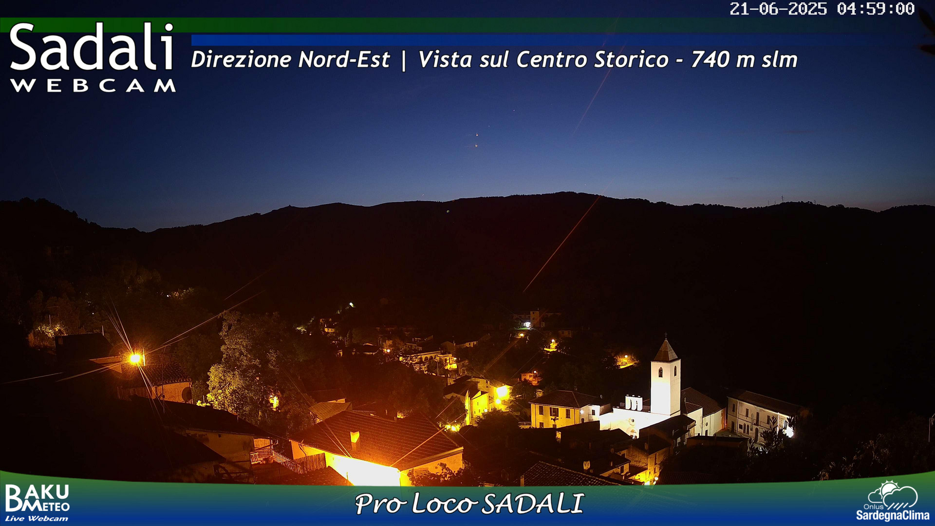 time-lapse frame, Sadali webcam