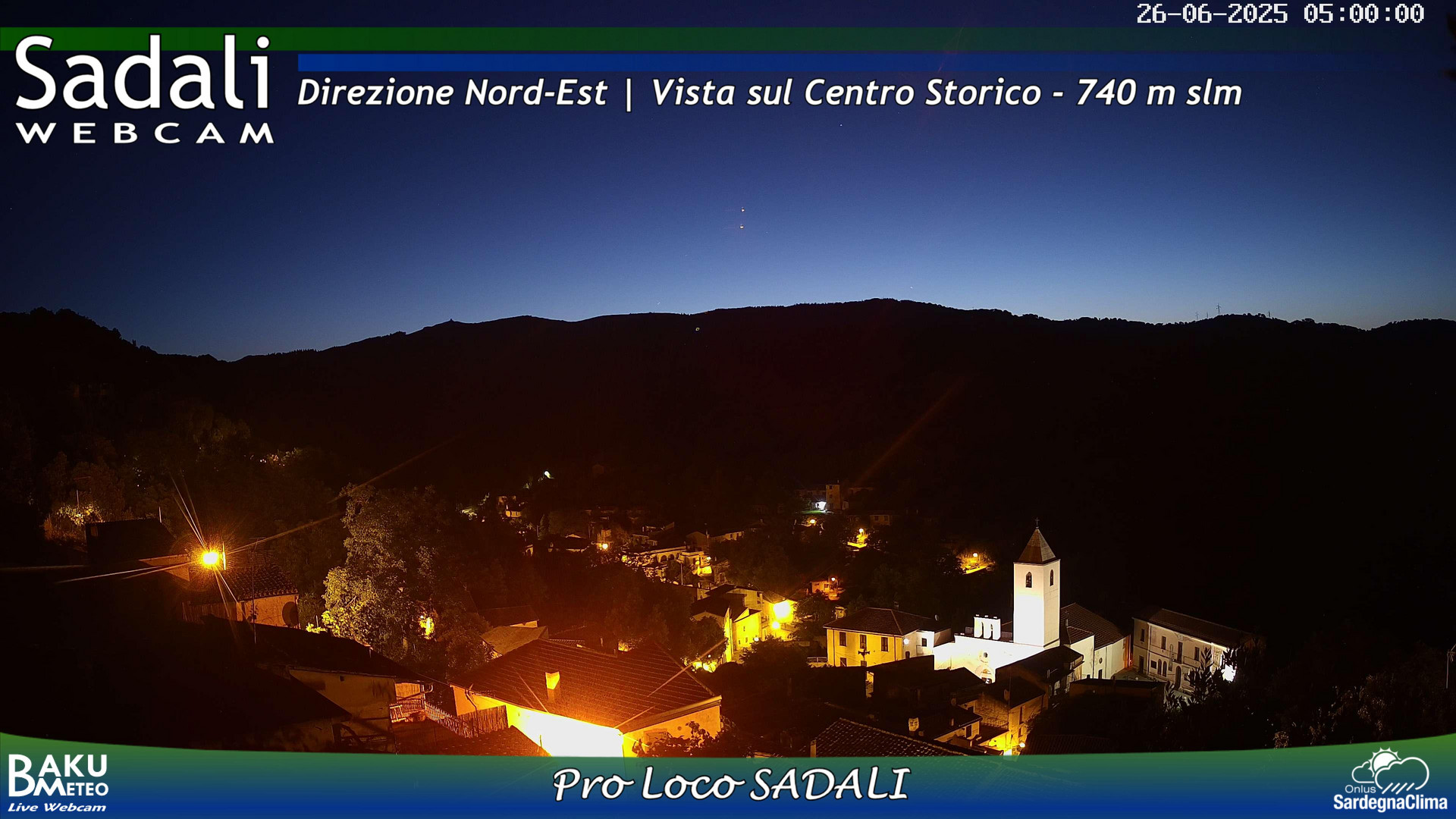 time-lapse frame, Sadali webcam