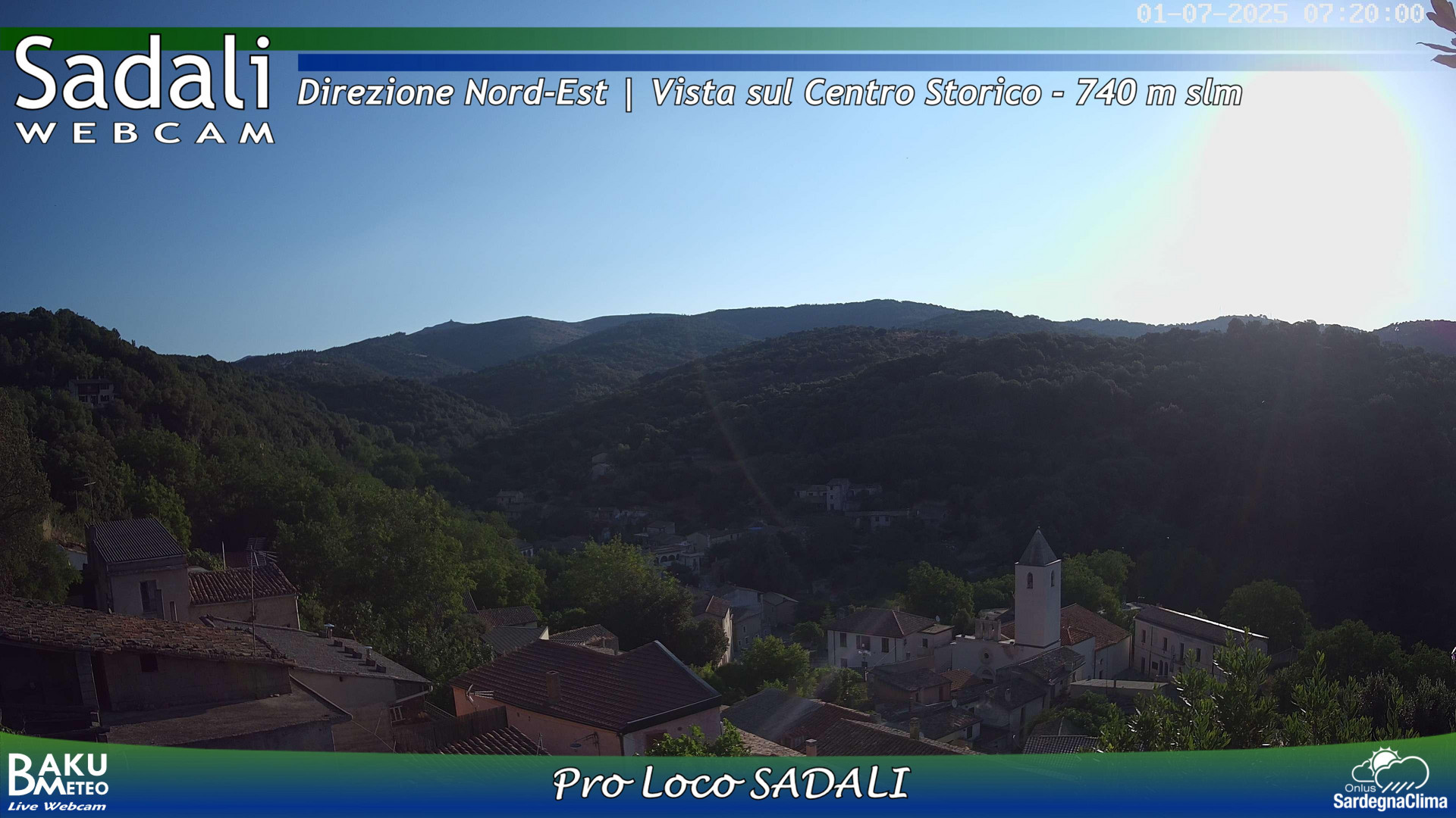 time-lapse frame, Sadali webcam
