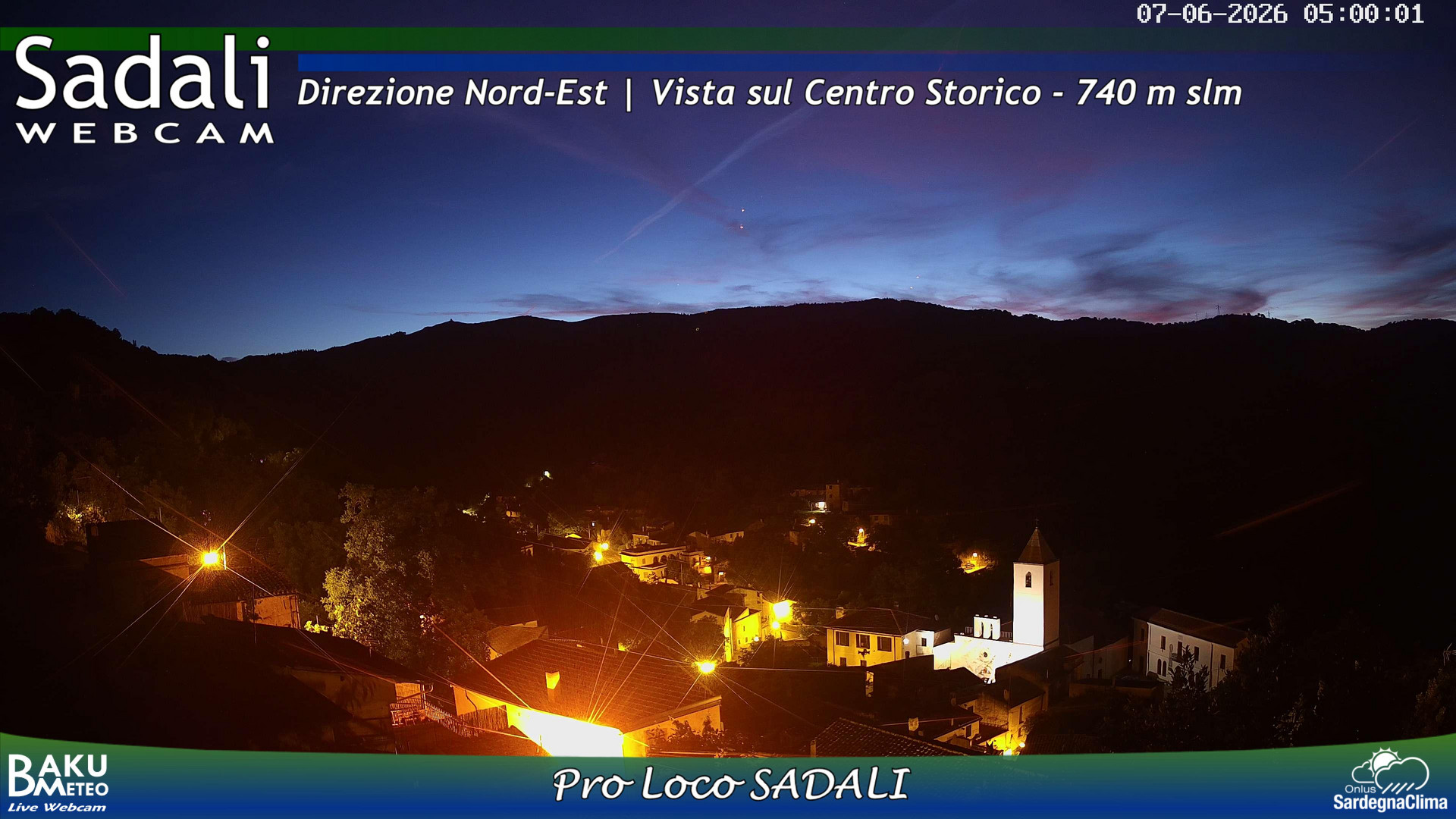 time-lapse frame, Sadali webcam