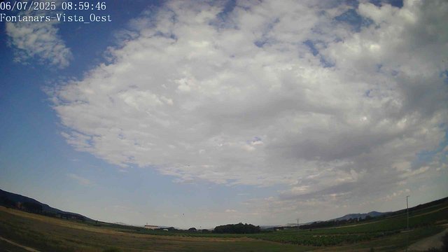 time-lapse frame, Fontanars webcam