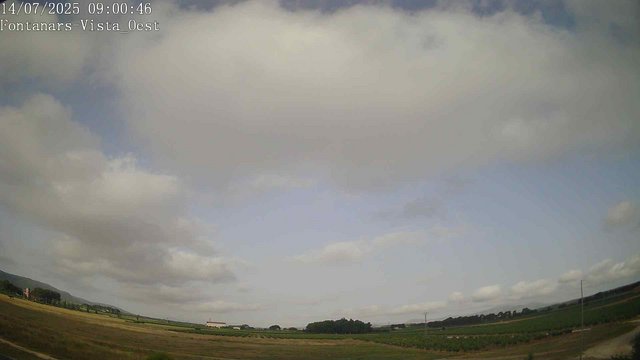 time-lapse frame, Fontanars webcam