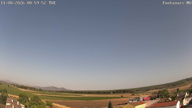 time-lapse frame, Fontanars webcam