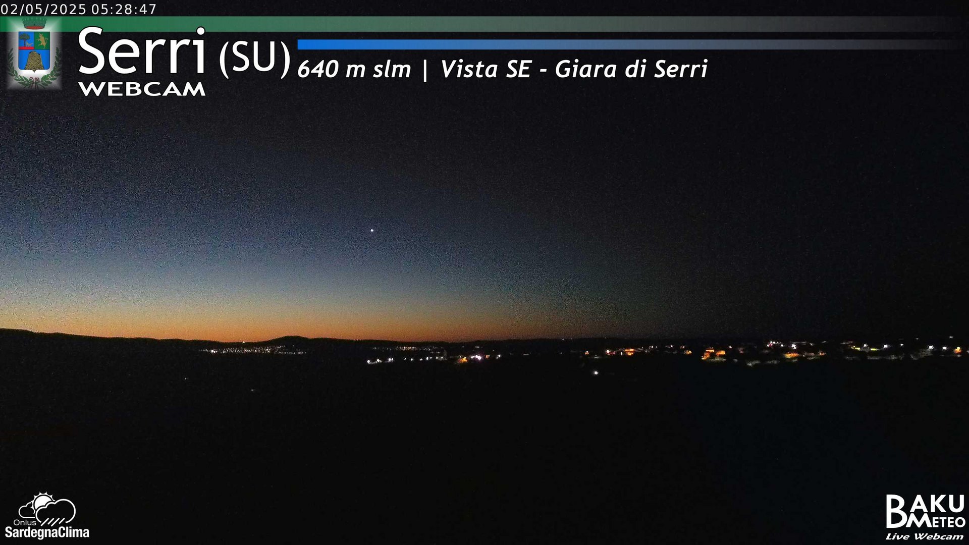 time-lapse frame, Serri webcam