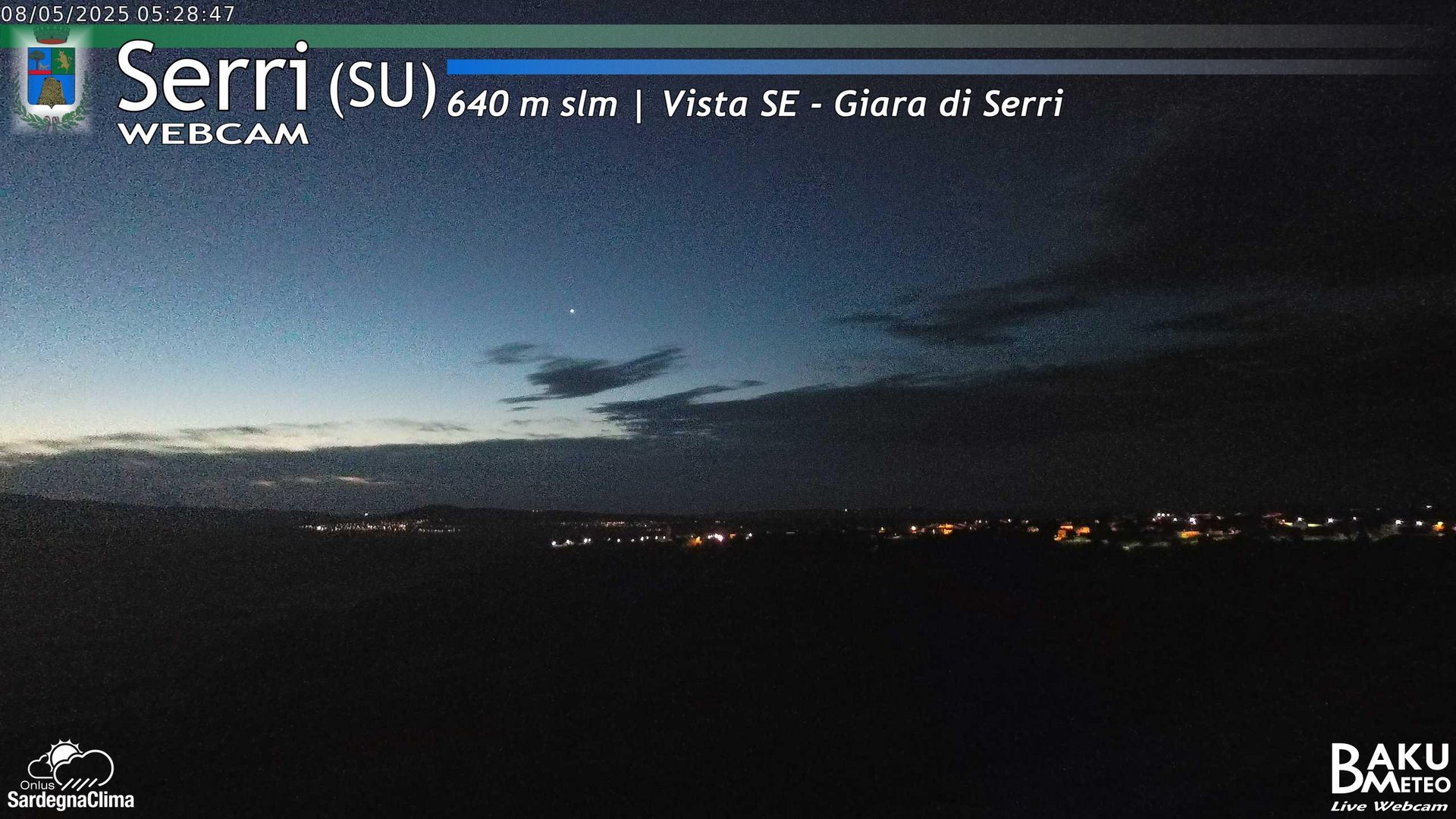 time-lapse frame, Serri webcam