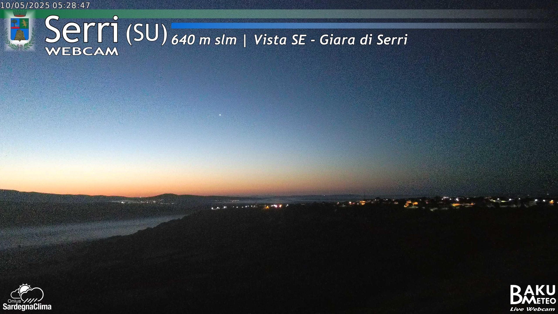 time-lapse frame, Serri webcam