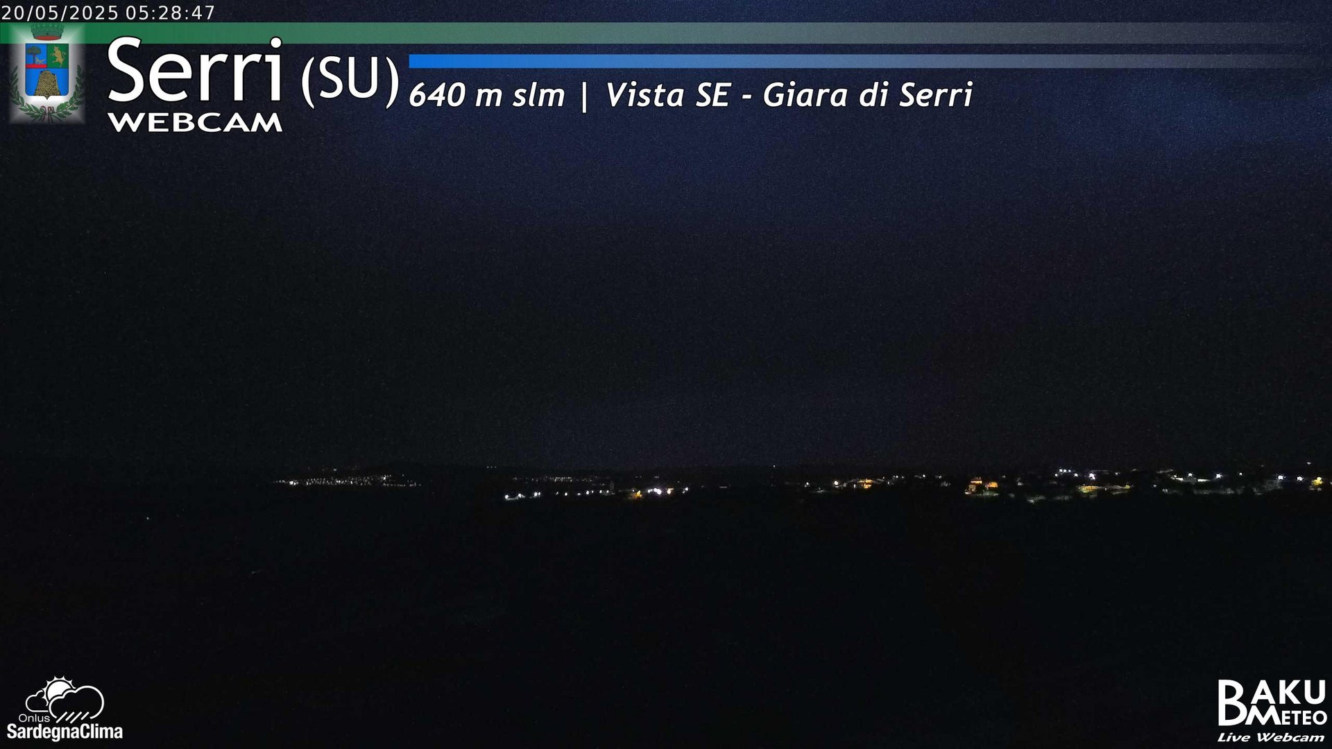 time-lapse frame, Serri webcam