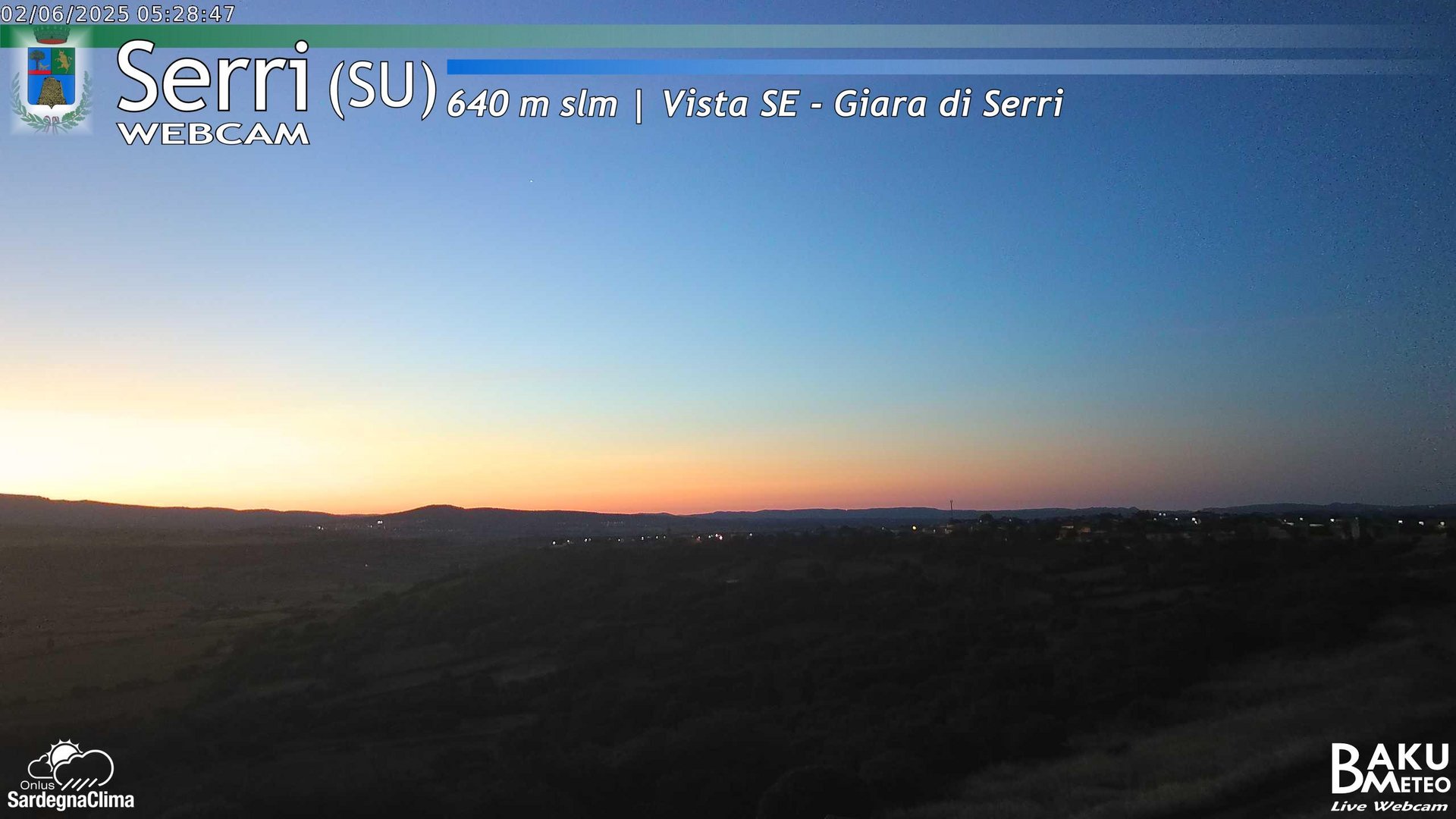 time-lapse frame, Serri webcam